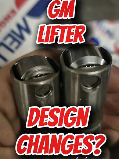 GM Lifter Design #GM #chevy #chevrolet #gmc #tahoe #silverado #LS #LT #lifter #afm #camshaft #lt1 #l83 #l86 #tech #technician #mechanic #automotive #yukon #denali #design #melling #Acdelco