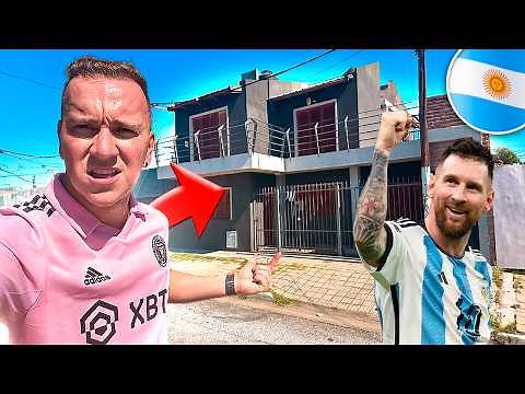 ASI ES LA CASA DE MESSI EN ROSARIO - Argentina