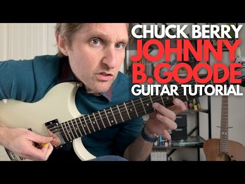 Johnny B. Goode by Chuck Berry Guitar Tutorial - Guitar Lessons with Stuart!