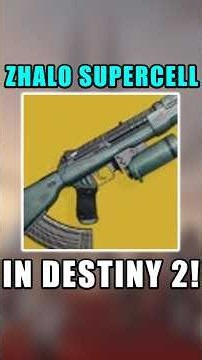 They Put Zhalo Supercell in Destiny 2? #destiny2