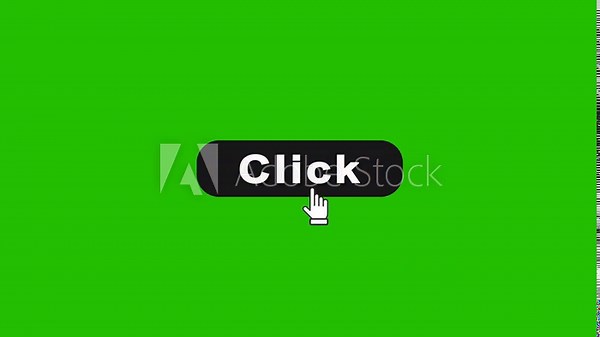 Animated Pointer arrow cursor clicking symbol Mouse click spark. Technology and Internet icons animation. appearance of a circle on the impact of each double click gesture User interface