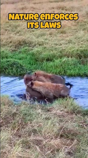 When Hyenas Turn on Their Own: Pack Discipline Caught on Camera