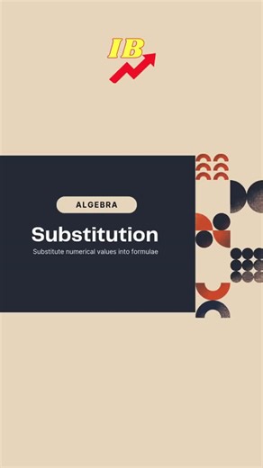 IB Maths Tutor on Instagram: "Substitution means replacing a variable with its value to simplify an expression 🔢✨ Once you understand this step, algebra becomes logical and easy! Let’s solve it step by step. #IBMaths #AlgebraSubstitution #MathsConcepts #IGCSEMaths #IBTutor #MathsReels #StudyWithMe #MathsMadeEasy"