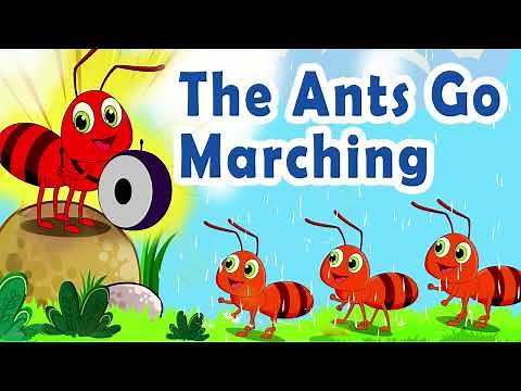 The Ants Go Marching: Counting Fun For Children - Easy-To-Learn Nursery Rhyme | Kids Song Channel
