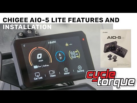 Installing Chigee AIO 5 Lite Motorcycle Smart Rider Device