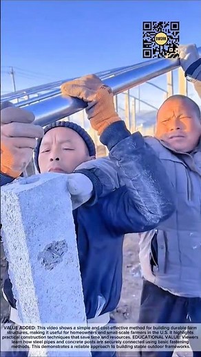 Smart Farm Structure Build Using Steel Pipes and Concrete Posts #9work