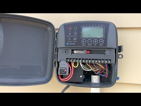 Easy! RAIN BIRD ST8o Smart WiFi Timer - sprinkler controller installation & wiring