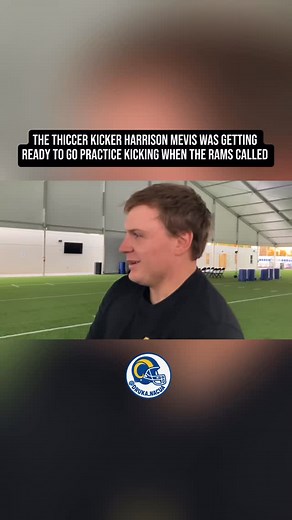 @hmevis_6 was on his way to practice kicking when the @rams called 👀 #losangelesrams #larams #rams #whosehouseramshouse #royaltour #hornsup #ramily #mobsquad #losangelesramsfans #laramsfans #ramsfans #sofistadium #lastrong #latogether | DrukaNacua