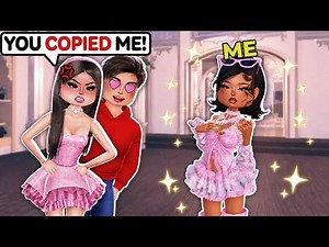 I Copied Online Daters to * BREAK THEM UP * in Dress to Impress!