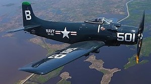 Military Aviation Museums AD Skyraider Action!