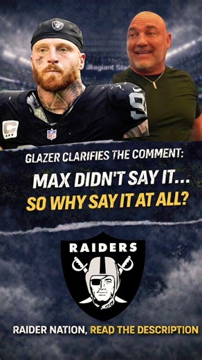 Glazer Backtracked… So What Really Happened? #raidernation4life #raidernation#maxxcrosby#raiders