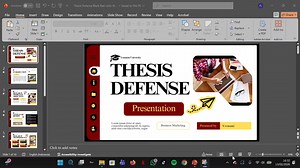 Thesis Defense Presentation PowerPoint Template