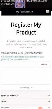 ## How to register Samsung Smartphones on warranty.