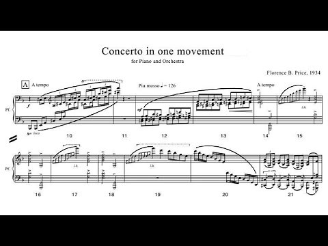 Florence Price - Piano Concerto in One Movement [with full score]