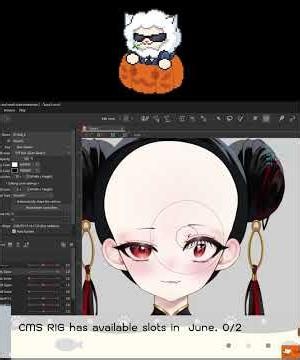 speed eye Rig2 #art #VTuber #VTuberEN #VTubermodel #cubism #Rigging #tutorial #vtuberclips