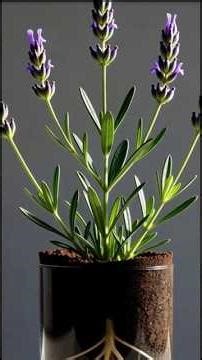 Lavender Blooming in Time-Lapse