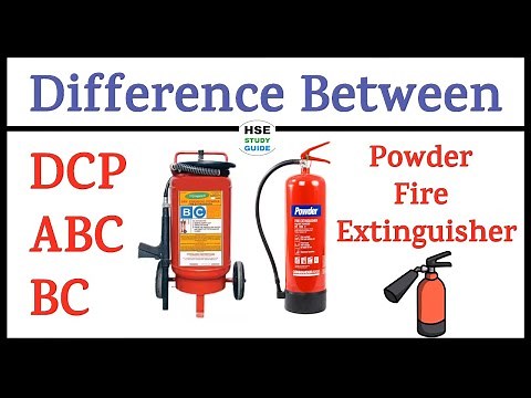 Difference Between ABC & DCP Fire Extinguisher || What Is DCP/ABC/BC/D Type Fire Extinguisher