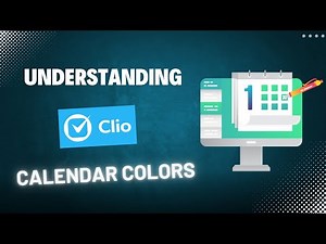 Understanding Clio Calendar Colors