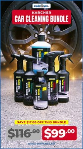 Get your KARCHER CAR CLEANING BUNDLE at Equip4you for only $99. Includes: Ultra Foam Cleaner Cockpit Care Matte Finish Interior Cleaner Polish & Wax Rim Cleaner Premium Car Glass Cleaner Shop online at Equip4You.com, visit us at our Wildey, St. Michael or Jackson, St. Thomas stores or call us at 426-9999 / 425-9999. #Equip4You #karcher #karcherclean #foamcleaner #cockpitcare #interiorcleaner #carpolish #carwax #rimcleaner #glasscleaner #carcare #automotive | Equip4you