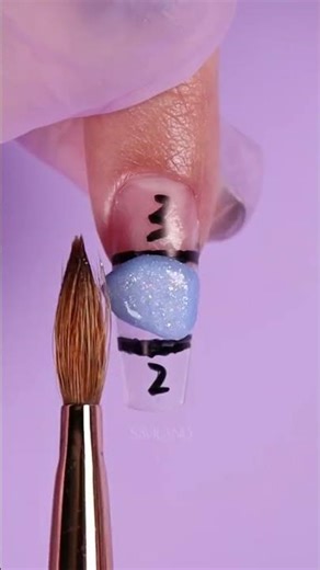 How to apply acrylic powder correctly💜#Acrylicpowder #nailtutorial #Acrylicnail#nailtech