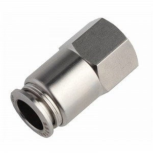 [Hot Item] SSPCF8-04 G1/2 Push in Tube Fittings Female Straight SS316L Quick Connect Hoses Air Couplers