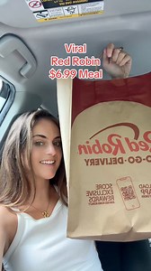 Trying the VIRAL Red Robin $6.99 Meal ❤️🍔#redrobin #redrobinyum #redrobinburgers #redrobinorder #kidsmeal #cheapeats #cheapmeals #cheapmealsonabudget #viralfood #viralmeal #burger | Sarah Margaret Eats
