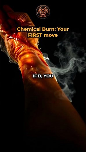 Chemical Burn: Your FIRST move?