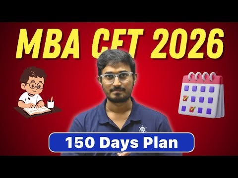 MBA CET 2026 – 150 Days Complete Preparation Plan