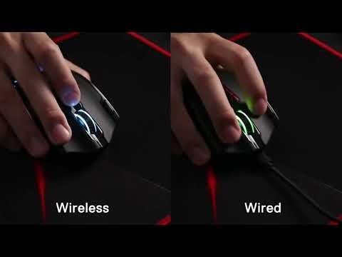 Redragon M913 Gaming 16000 DPI con cable 2,4 Ghz inalámbrico RGB