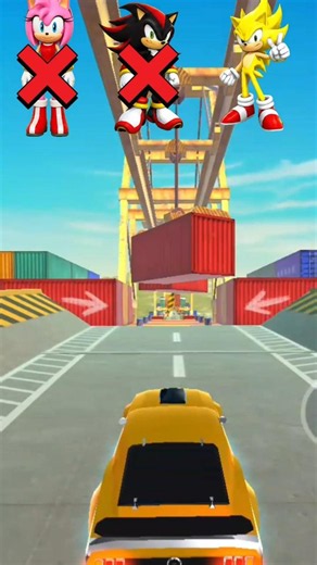 Amy vs Shadow vs Super Sonic Car Challenge | Mega Ramp Impossible Stunts & Epic Crash Gameplay#fyp