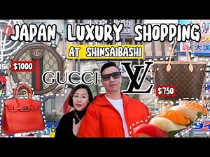SHINSAIBASHI SHOPPING STREET & LUXURY FINDS: EXPLORING OSAKA'S FASHION PARADISE | JAPAN VLOG