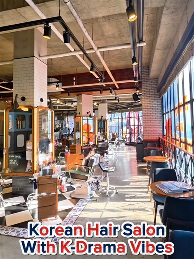 Even the hair salons hair give off K-Drama vibes. From the beautiful design, large windows, kpop music and café seating...the vibes are just different here. They even offer complimentary hot/iced coffee or tea. Once your done with your authentic Korean styling take a free photo at their photo booth machines. Most people don't think of visiting a hair salon as part of their vacation but we highly recommend it. It's a different experience. Hit the ♥️ button if you'd check this place out. 📍 idHair