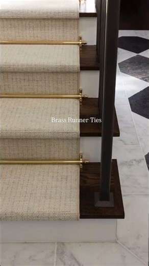 Stair Runner Ties | Interior Design #3 #countdown #Interiors
