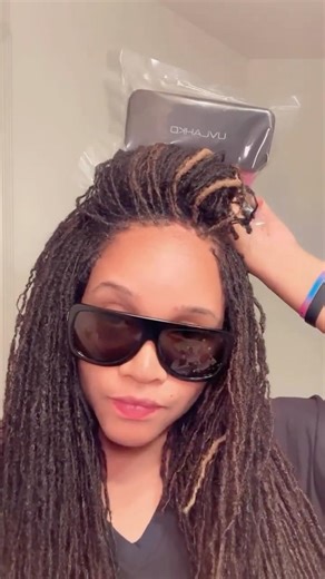 DIY MICROLOCS MAINTENANCE | You’re Allowed To Switch Your Technique #microlocs #locs #shorts