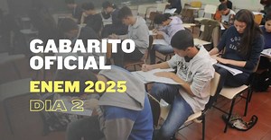 Gabarito oficial Enem 2025: prova cinza do segundo dia