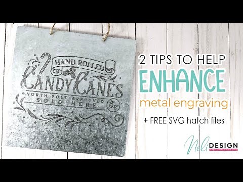 How to make metal engraving stand out when using the engraving tip of the Cricut Maker