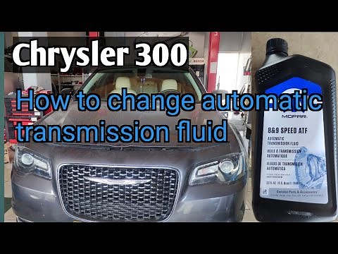 Chrysler 300 how to change automatic transmission fluid and filter