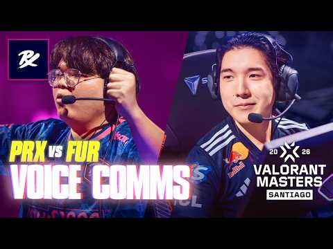 VCT Masters Santiago: Paper Rex vs FURIA | Voice Comms