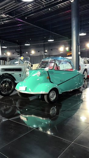 A truly special car, a microcar - 1962 Messerschmitt KR 200 #tiriaccollection #cargallery #carcollection #fyp #cars #history #pebblebeach #romania #messerschmitt