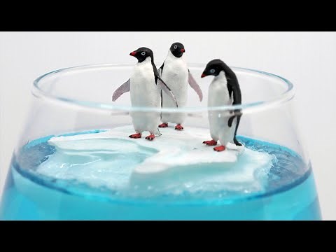 How to make penguins and iceberg diorama | How to make | Resin Art | 3D printing | miniature