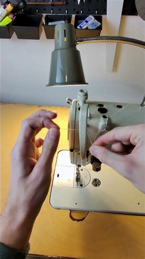 How to Thread an Industrial Sewing Machine in one Minute!