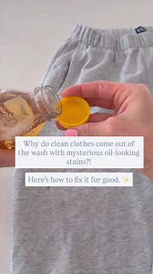 Grease stains showing up after washing? You’re not alone and you won’t believe what actually works to fix it… this one simple product removes those mysterious oil-looking stains every single time. 👚✨ I’m super OCD about clean and test hundreds of products so you never waste time trying things that don’t work. This method is the one that finally changed my laundry game for GOOD✨ Comment “GREASE” and I’ll DM you the exact product and my full list of favorite laundry must-haves. 💙 Follow @carecle