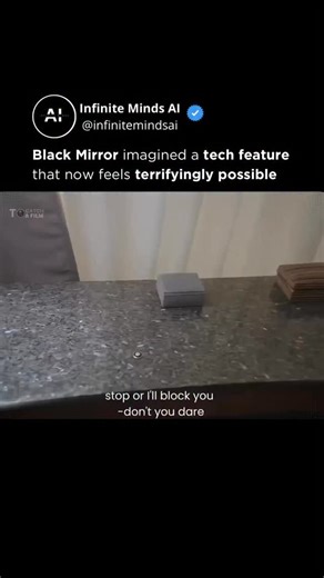 Artificial Intelligence (AI) • Tech • Business on Instagram: "👁️ This Black Mirror tech feels terrifyingly possible In the Black Mirror episode White Christmas, people use an implant called Z-Eye to “block” others from reality. Once blocked, a person becomes a white static silhouette. You can’t see them. You can’t hear them. They no longer exist in your world. In 2014, this felt like dystopian sci-fi. Today, we already have: • AR glasses in development • AI that can filter voices and faces • di