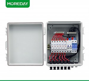 [Hot Item] IP65 IP67 2 3 4 6 8 10 Ways String Solar Plastic Combiner Box Plastic Junction Box PV Combiner Box for Solar Power System