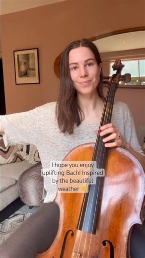 Cello Bach Prelude to match the beautiful weather! 🌞🎶 #bach #classicalmusic #cello