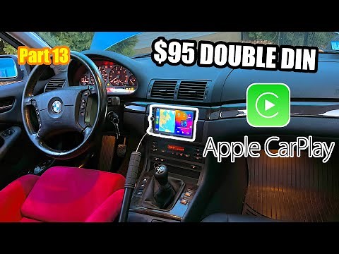 Installing The Cheapest CarPlay Double Din From Amazon Into My E46 Drift Car
