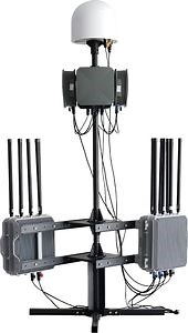 [Hot Item] Stationary 360° Uav Detection & Jamming Device 16-Band Suppression   4 Directional Arrays Strong Fpv Signal Interference