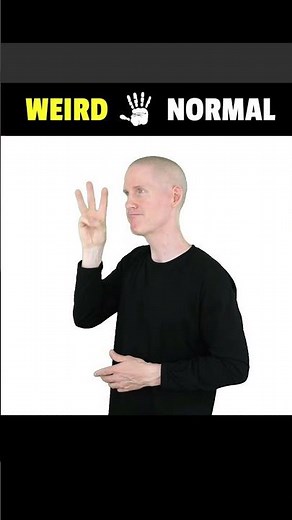 How To Sign WEIRD vs NORMAL in ASL