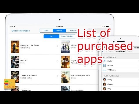 How to see purchased apps in iOS11/ iOS 12