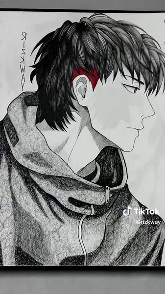 Sketsa Mullet Anime yang Keren dan Unik